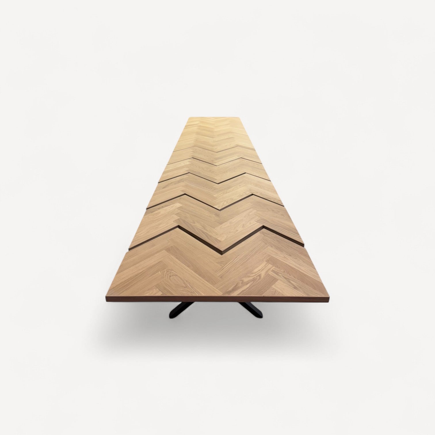 Sildebensbord m. metal-x bordben + (0-2 tillægsplader)