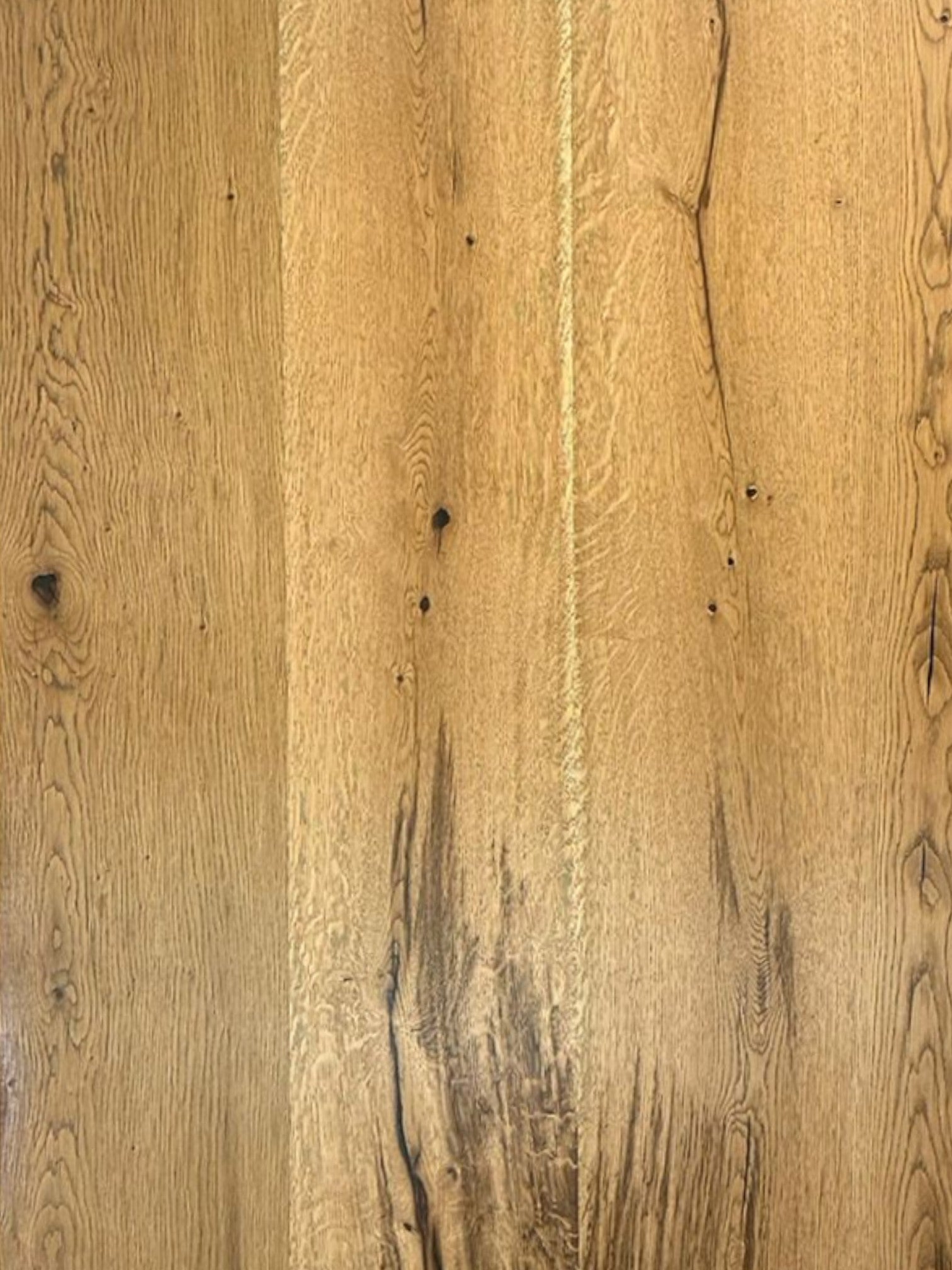 Eg plankebord: 250x95 cm