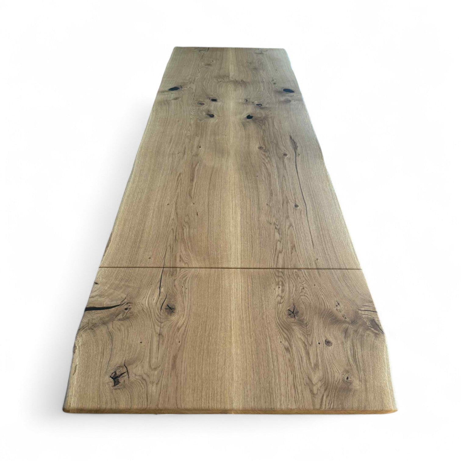 Plankebord: Eg 250x96 cm + tillægsplade