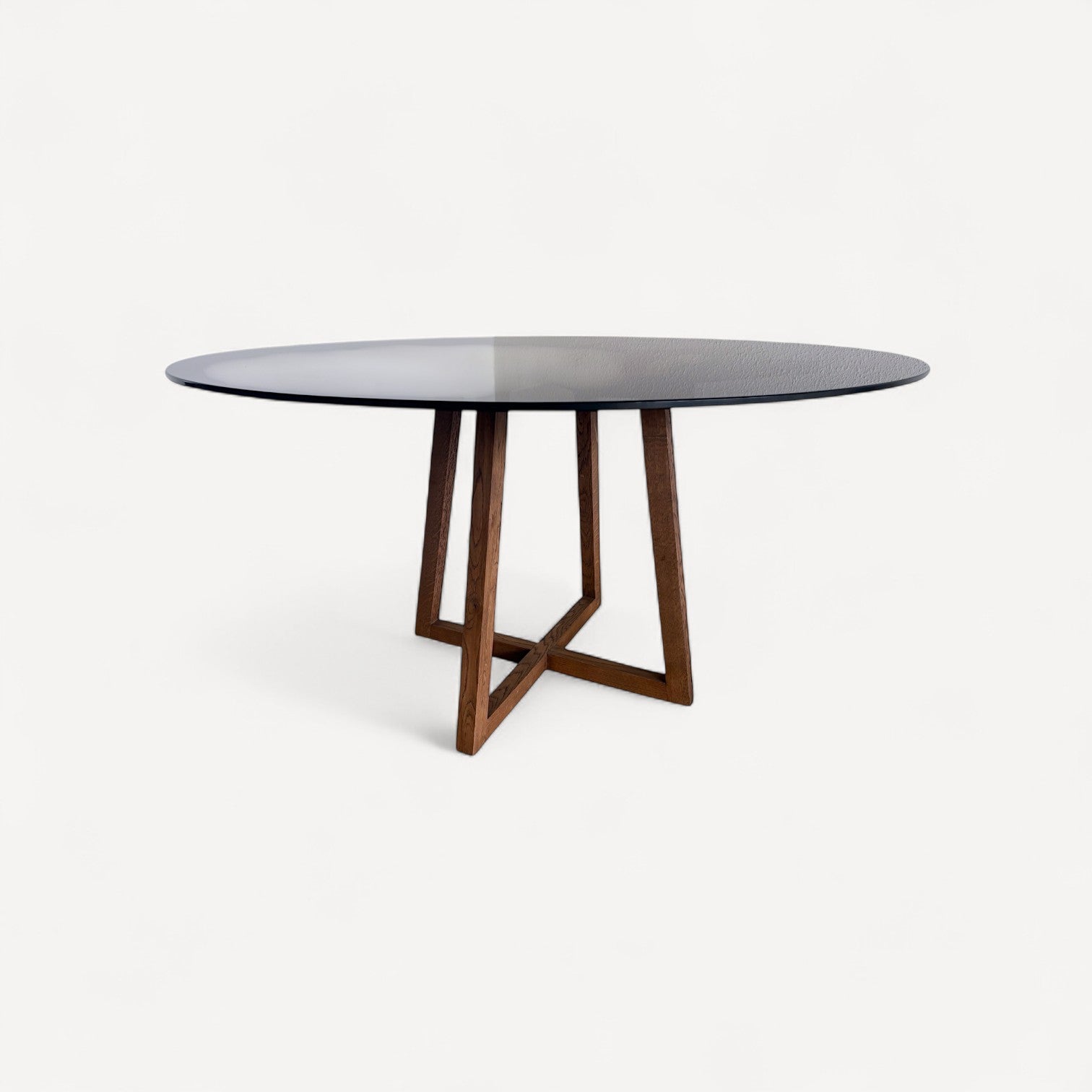 Krydsstel i massivt Eg & Glas