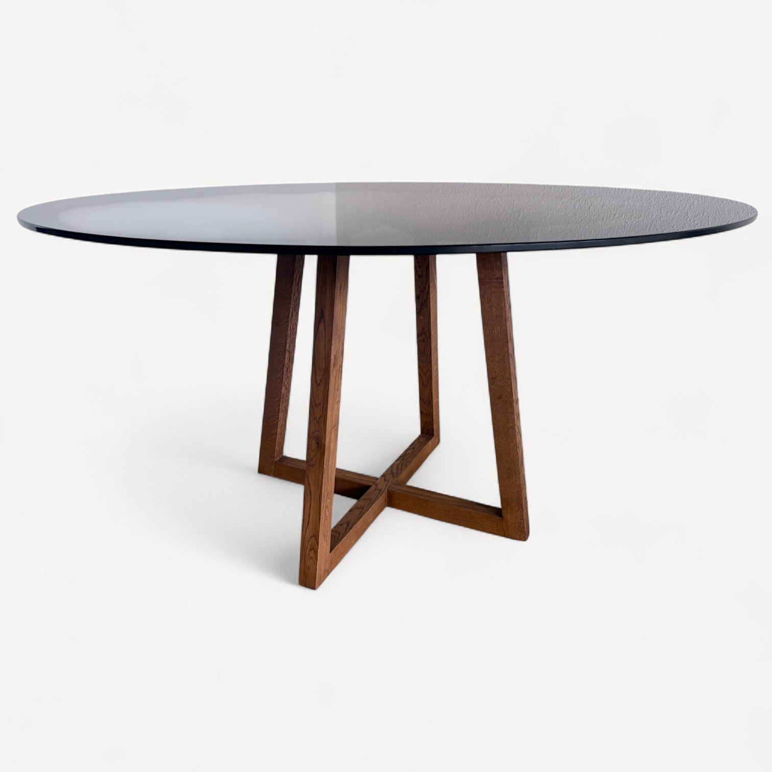 Krydsstel i massivt Eg & Glas