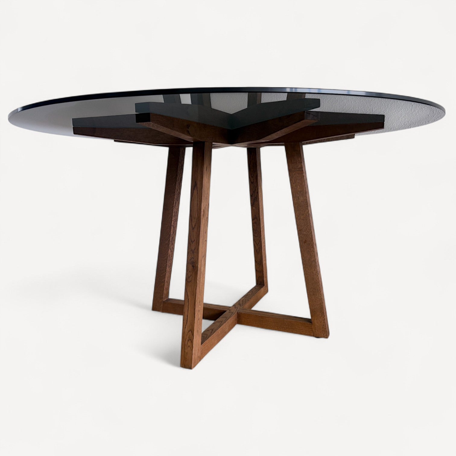 Krydsstel i massivt Eg & Glas