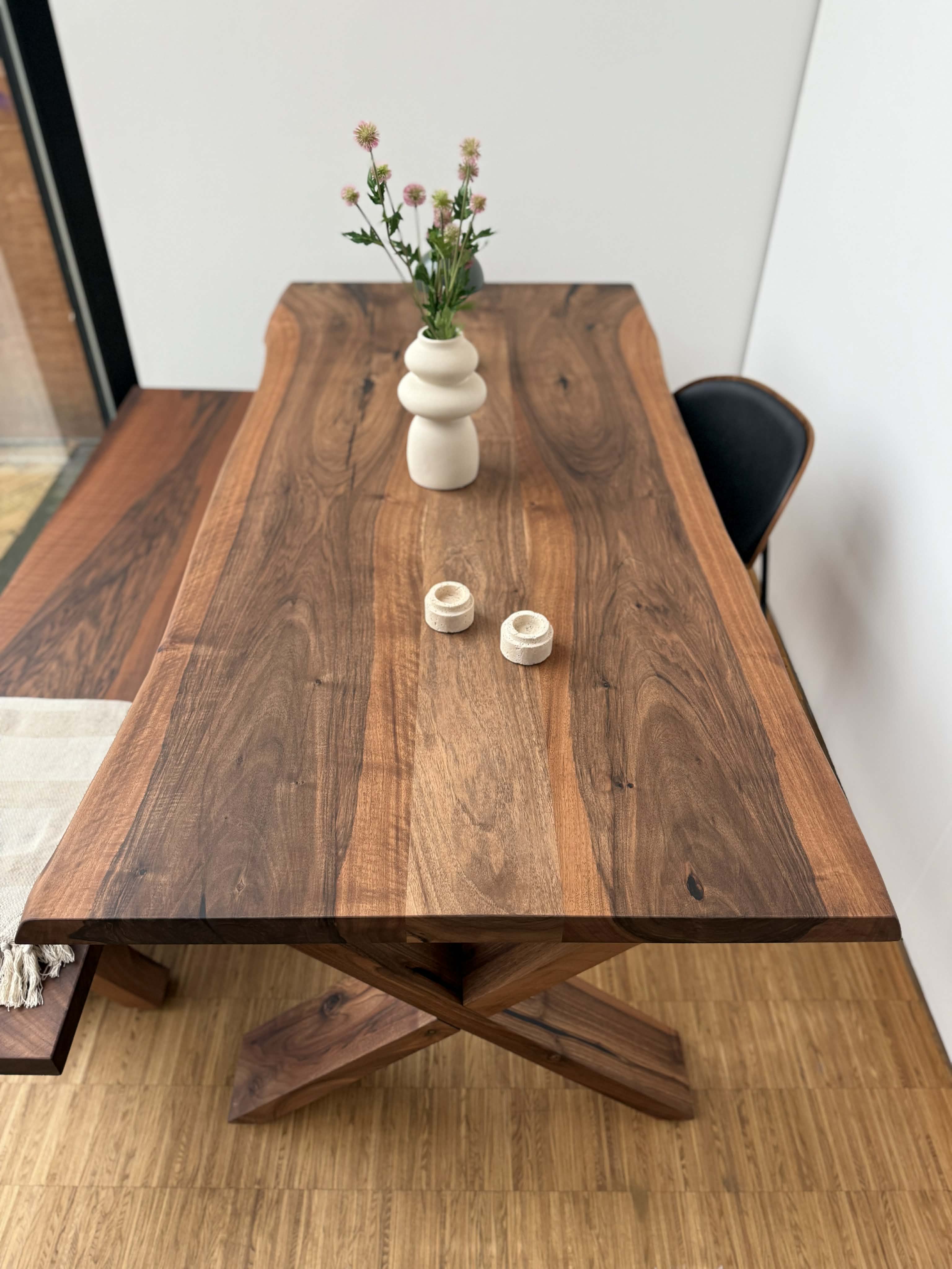 Valnød plankebord: 195x100 cm