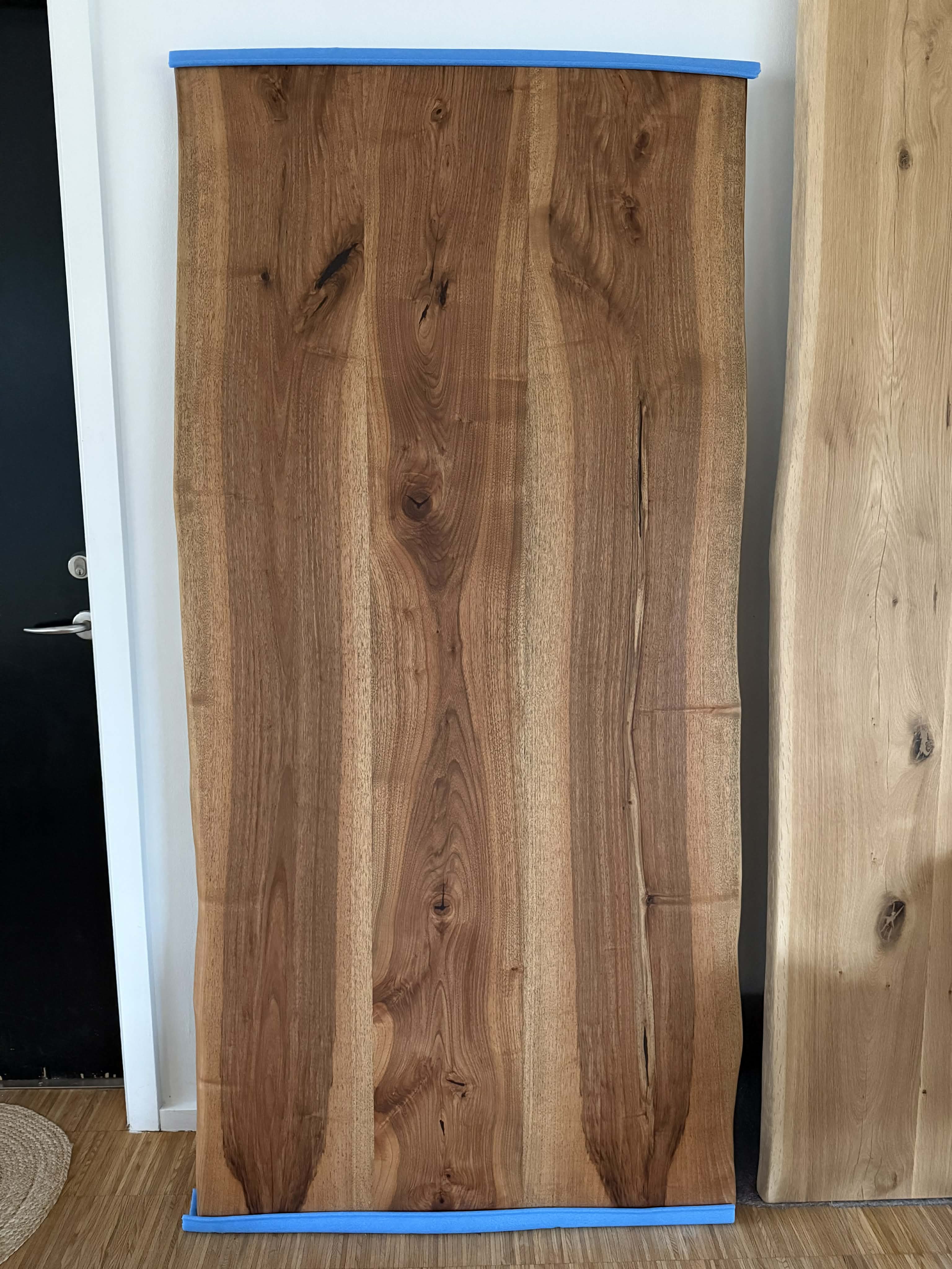 Valnød plankebord: 195x100 cm