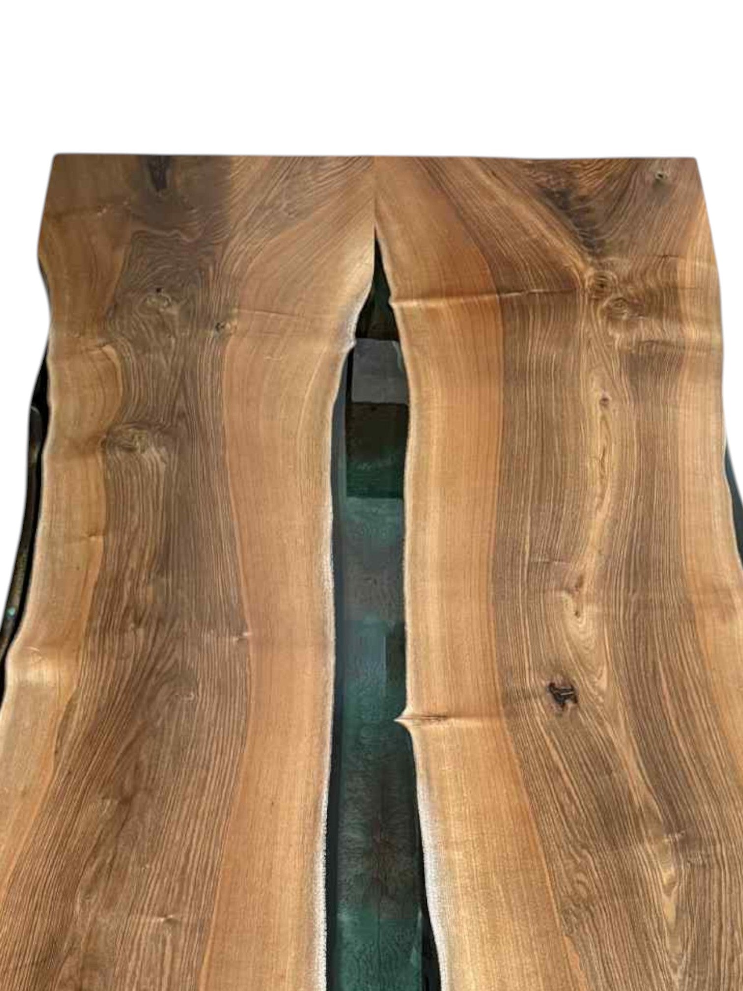 Valnød m. epoxy 117x300 cm