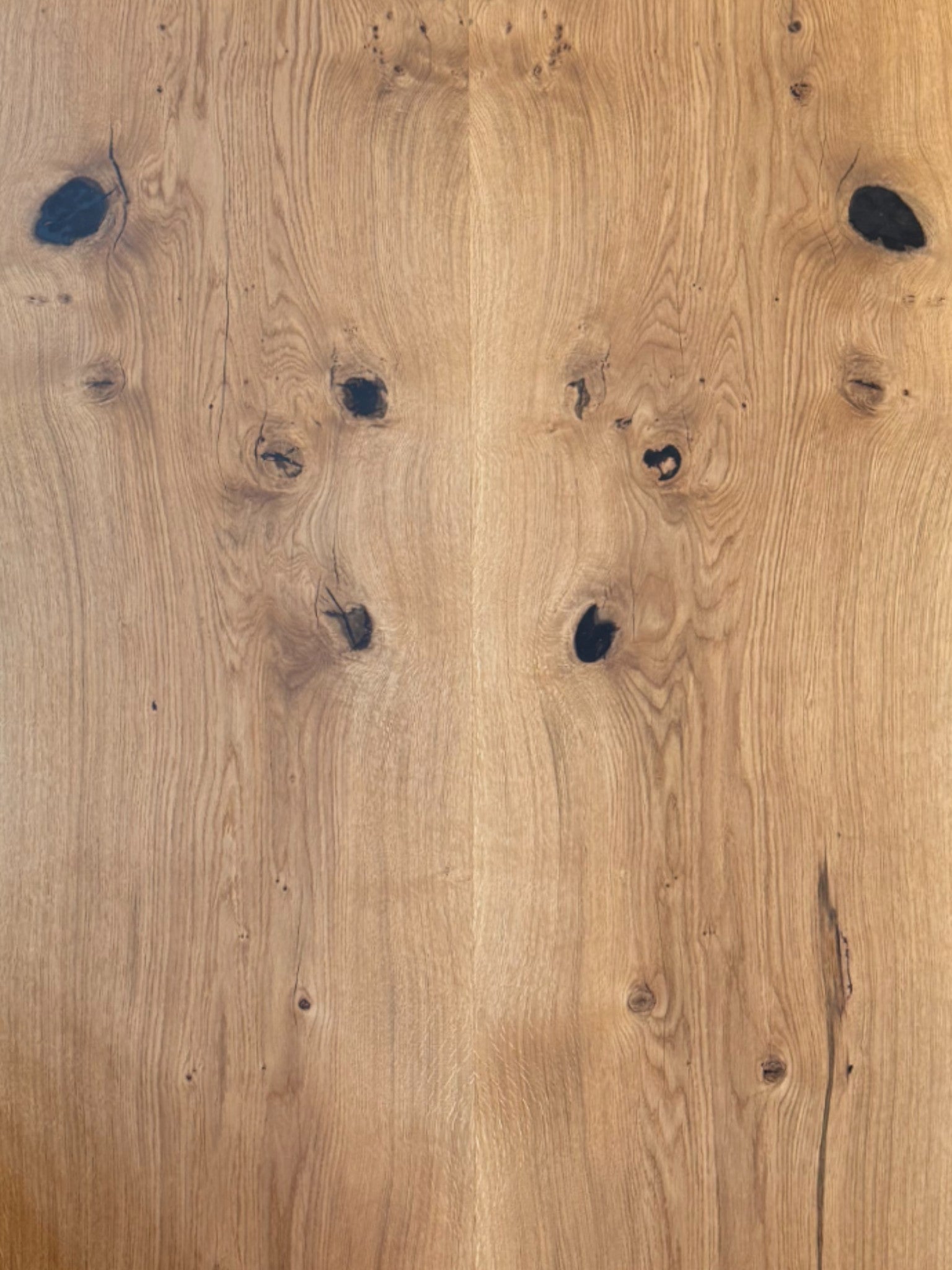 Eg plankebord: 250x95 cm